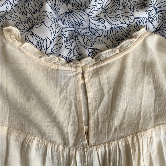 NWT OLD NAVY cream boho peasant blouse - Picture 5 of 13